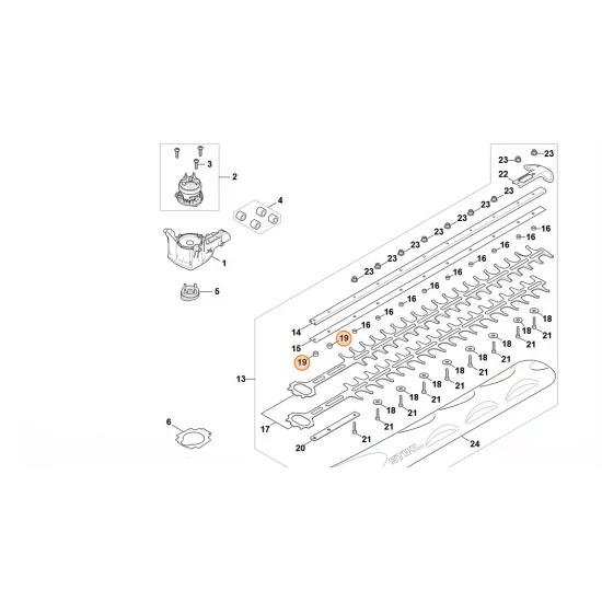 STIHL  Tulejka HA07 641 4900